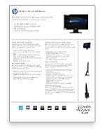    HP 2311x 23 Inch LED Monitor   Black