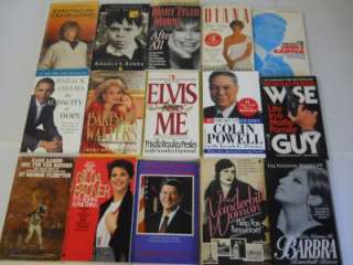 Lot of 74 Biography Paperback Books ~ Barack Obama ~ Donald Trump 