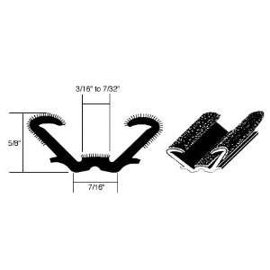 CRL Flexible Flocked Rubber Glass Run Channel for 1969 1971 Chevy II 
