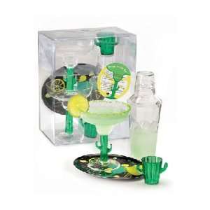  6 Pc. Cactus Acrylic Margarita Set By Precidio Kitchen 