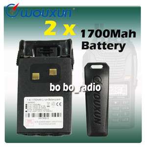 WOUXUN 1.7A battery for KG 669 KG 679 KG 689 KG UVD1P  