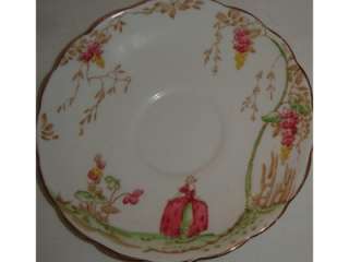 Standard China 6734 Lady in Garden Cup and Saucer  