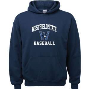  Westfield State Owls Navy Youth Baseball Arch Hooded 