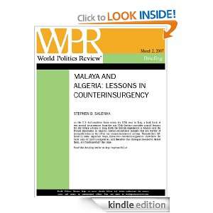 Malaya and Algeria Lessons in Counterinsurgency (World Politics 