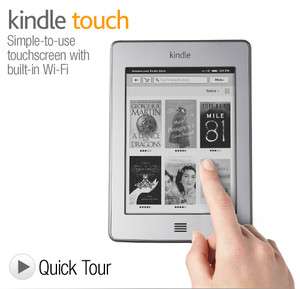    Kindle Touch 4GB, Wi Fi, 6in   Silver * without special offers