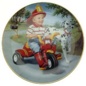  Danbury Mint Children of the Week Thursdays Child plate 