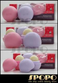   vitamin E, soothing shea butter and jojoba oil, eos keeps your lips