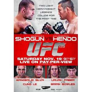  UFC 139 Poster 