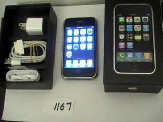Apple iPhone 3g 8GB UNLOCKED AT&T TMOBILE BLACK SIMPLE MOBILE GOOD IN 