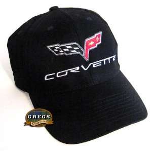  Corvette C6 Hat Cap in Black (Apparel Clothing 