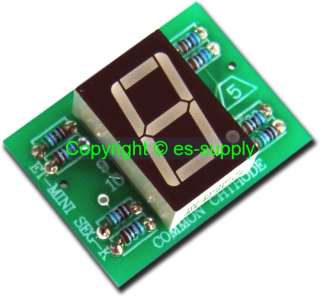 INBOARD LED 7 SEGMENT A Board PIC ARM AVR TOS 5161B  