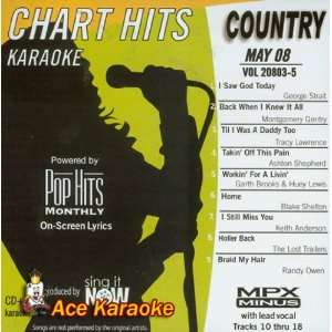  Pop Hits Monthly Country   May 2008 Karaoke CDG 