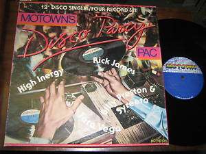 Motowns Disco Party Pac 70s FUNK 4 LP SET Rick James  