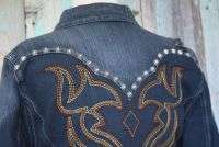 PERFECT WAY OUT WEST JEAN JACKET BY DOUBLE D RANCH STUDS AND MORE 