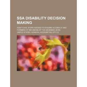  SSA disability decision making additional steps needed to 