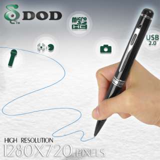 DOD PH 720HD Spy Pen Camera Camorder HD1280*720 w 8G ★Fast Post 