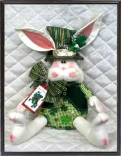 Primitive St. Patricks Day Bunny ♣♣ PATTERN #67  
