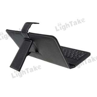 NEW QWERTY Keyboard and Protective Leather Case for 7 inch Tablet PC 