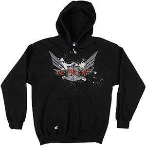  Honda Collection CRF Zip Up Hoodie   Small/Black 