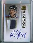05 06 UD CUP RYAN SUTER 4CL ROOKIE RC AUTO PATCH 199  