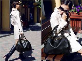 Womens PU Leather Korean Style Imitation sheepskin Bag 3 Colors Khaki 