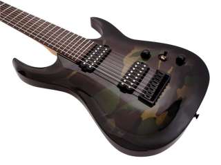 Agile Septor 828 RN Camo 8 String Guitar w/Case  