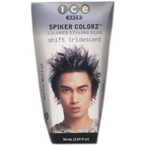 Ice Hair   Spiker Colorz Colored Styling Glue, Shift Iridescent, 1.69 