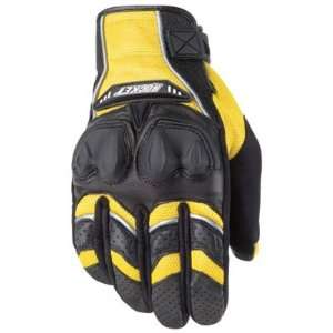  Joe Rocket Phoenix 4.0 Motorcycle Gloves Medium Yellow 