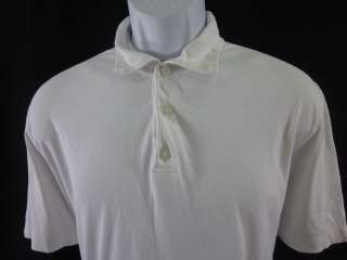 JOSEPH ABBOUD Mens White Cotton Short Sleeve Shirt SzL  