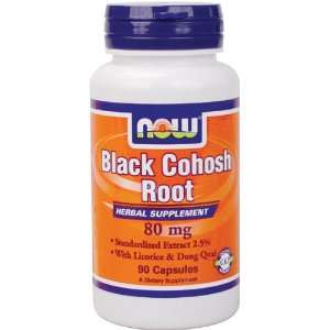  NOW Foods Black Cohosh 80mg, 90 Capsules Health 