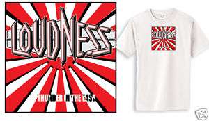 Loudness 80s hair band heavy metal rock small 3XL  
