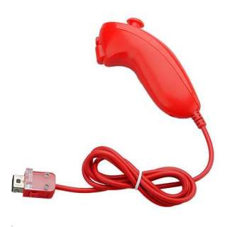   Brand New Nunchuck Game Controller for Nintendo Wii Generic RED  