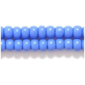   Czech Seed Bead, Opaque Light Blue, Size 6/0 Arts, Crafts & Sewing