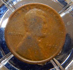 GOOD 1912 P LINCOLN WHEAT BACK CENT.#8184  