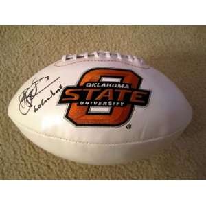  BRANDON WEEDED SIGNED FOOTBALL COMES WITH COA Everything 