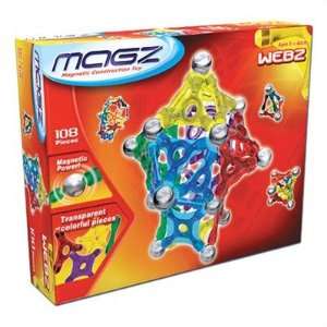  Webz 108 Magnetic Construction Kit W108 Toys & Games