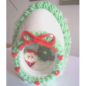 Christmas Panorama Sugar Egg Gift (4 Oz) Grocery & Gourmet Food