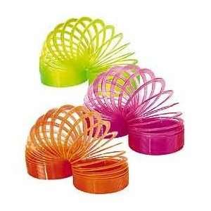 Original Plastic Neon Slinky   Assorted Colors   NEW  