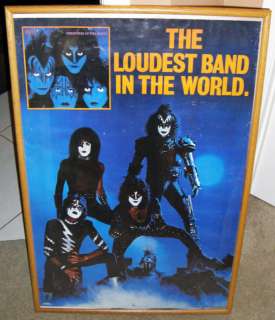 KISS Vintage 1980s Creatures of the night promo poster  