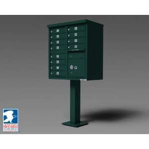   Door CBU Cluster Mailbox USPS Approved CBU   Green