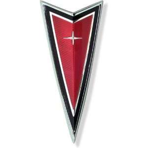   Pontiac Firebird Emblem   Nose Panel, Red 77 78 79 80 81 Automotive