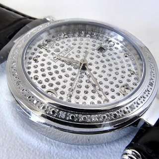 Womens Silver Ice Time 15 Diamond Watch NIB $185  
