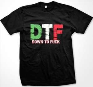 DTF Down To F*ck Jersey Shore Pauly D Situation Ronnie Vinny Mens 