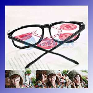 Large Square Clear Lens frames Wayfarer nerd Glasses  