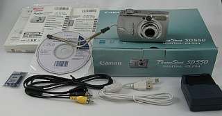 Canon PowerShot SD550 Digital ELPH 7.1 MP Camera AS IS E18 ERROR 