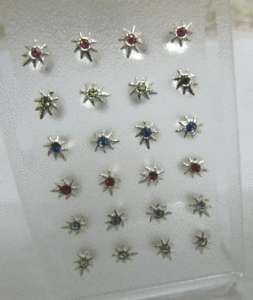 12pair wholesale Lot 925 Sterling Silver Earring Jewel  