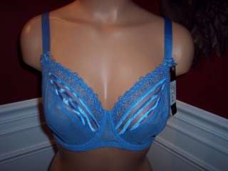 Wacoal Delicate Notion 855162 Bra See Through Blue New  