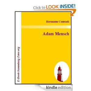 Adam Mensch (German Edition) Hermann Conradi  Kindle 
