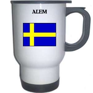  Sweden   ALEM White Stainless Steel Mug 