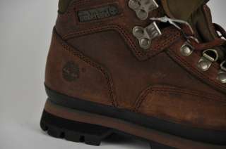 WOMEN TIMBERLAND 95310 EURO HIKERS BROWN LEATHER BOOTS US 6.5 NIB 